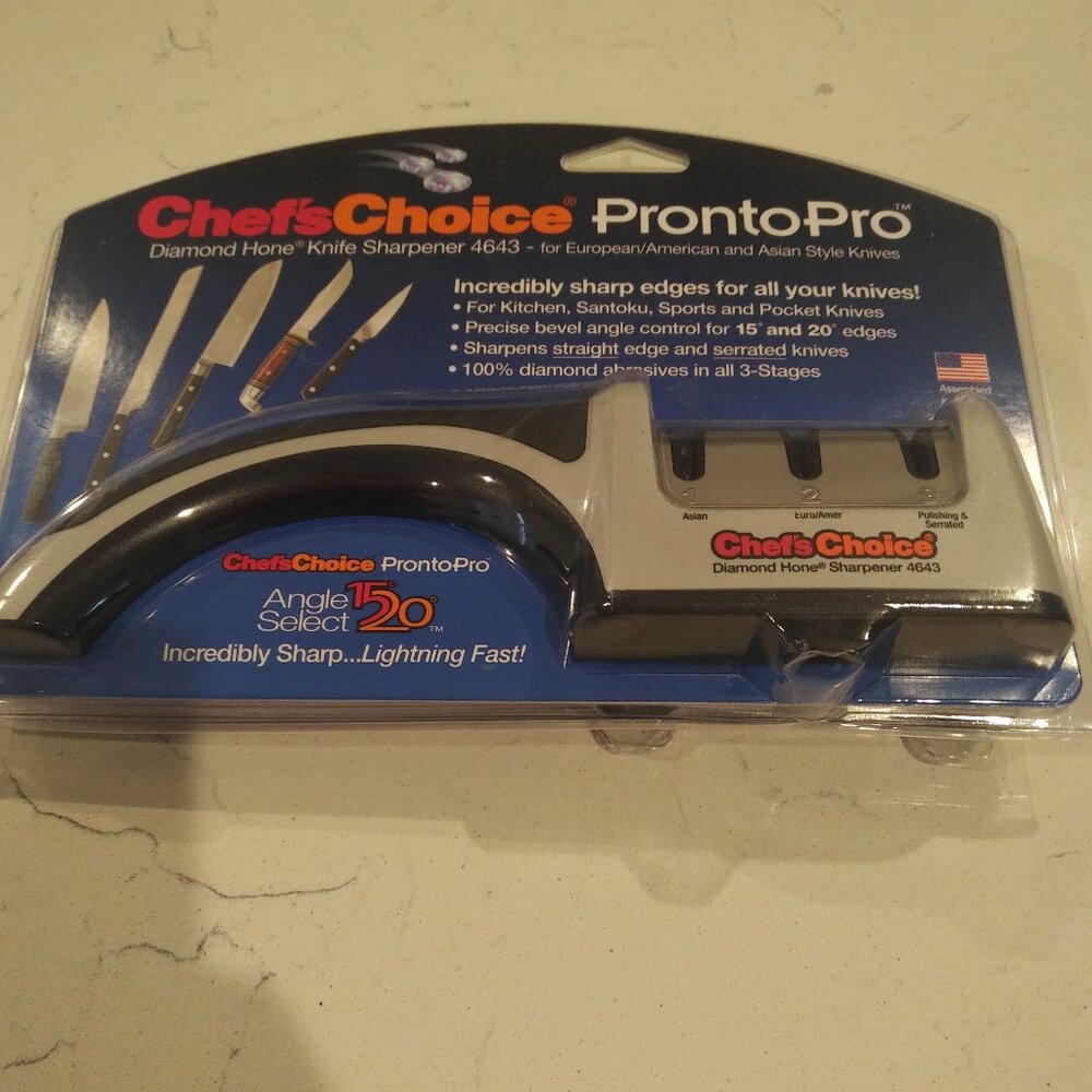 Williams Sonoma Chefs Choice Pronto Pro Knife Sharpener - Used Once